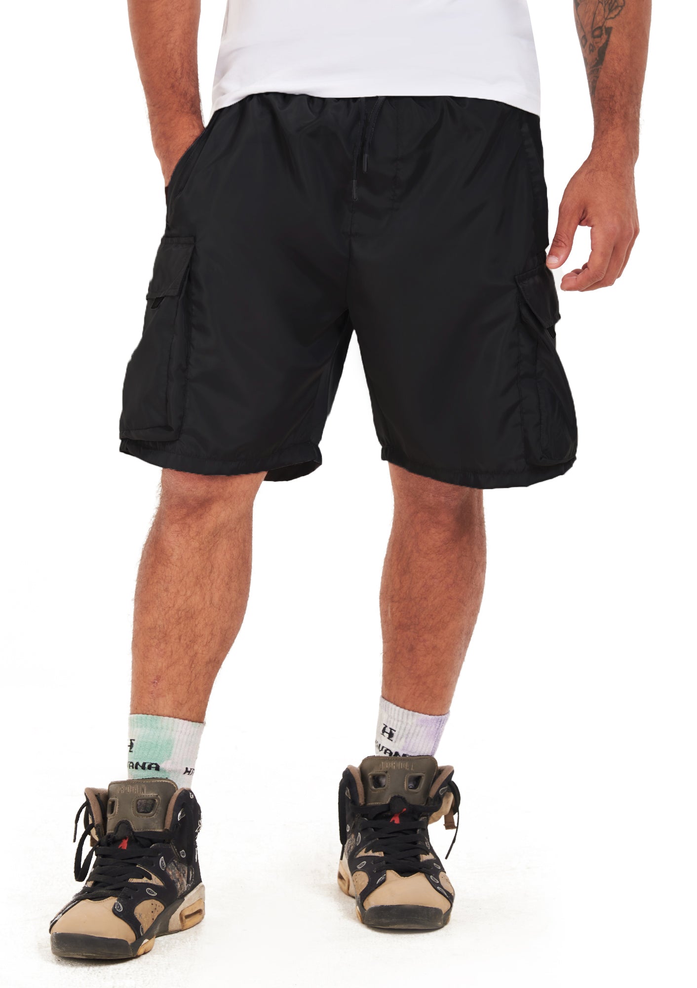 Black waterproof short
